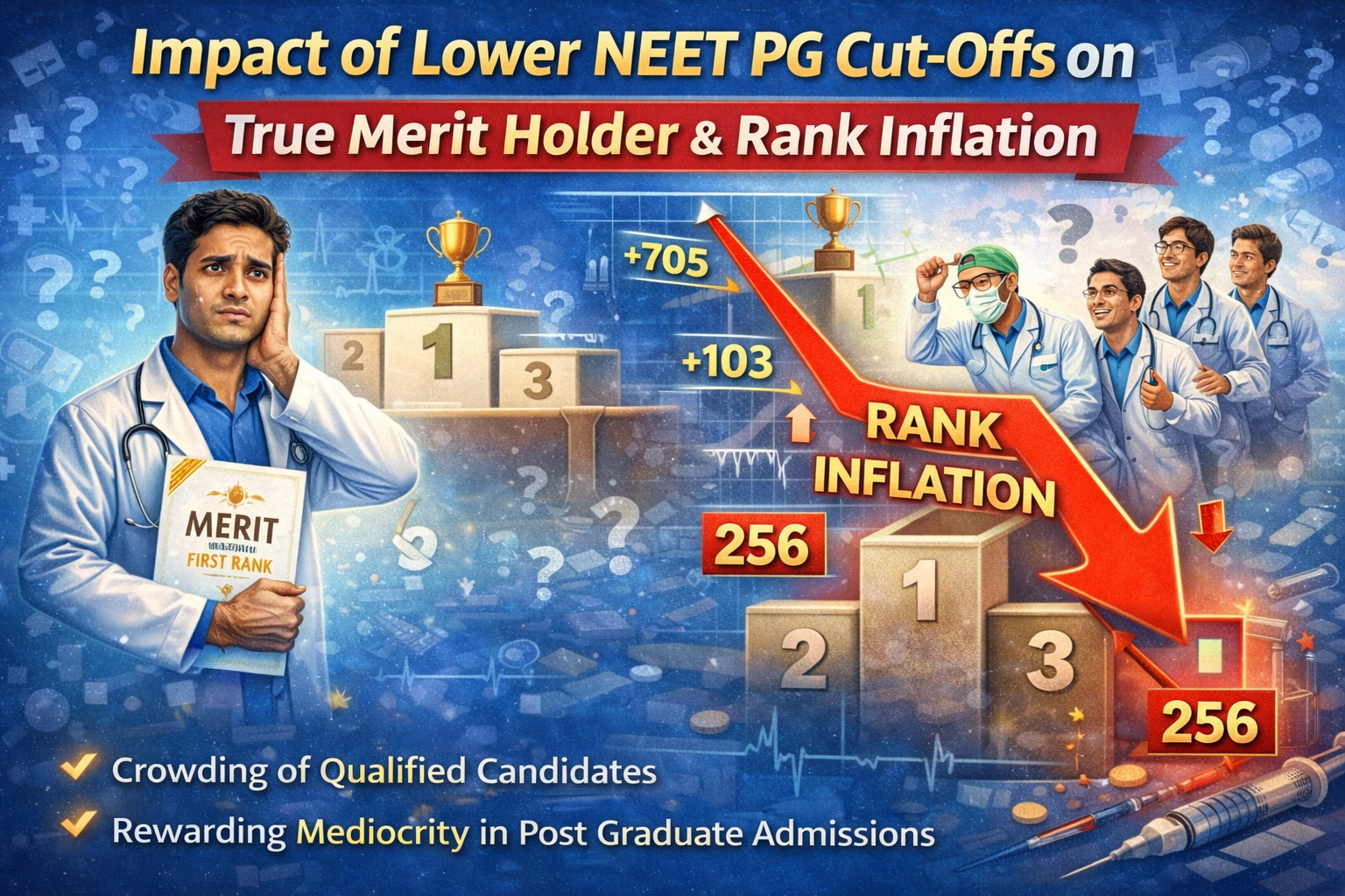 Impact of Lower NEET PG Cut-Offs on True Merit Holder & Rank Inflation